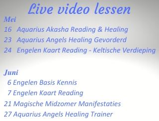 Live videolessen bij Engelencursus van Annelies Hoornik